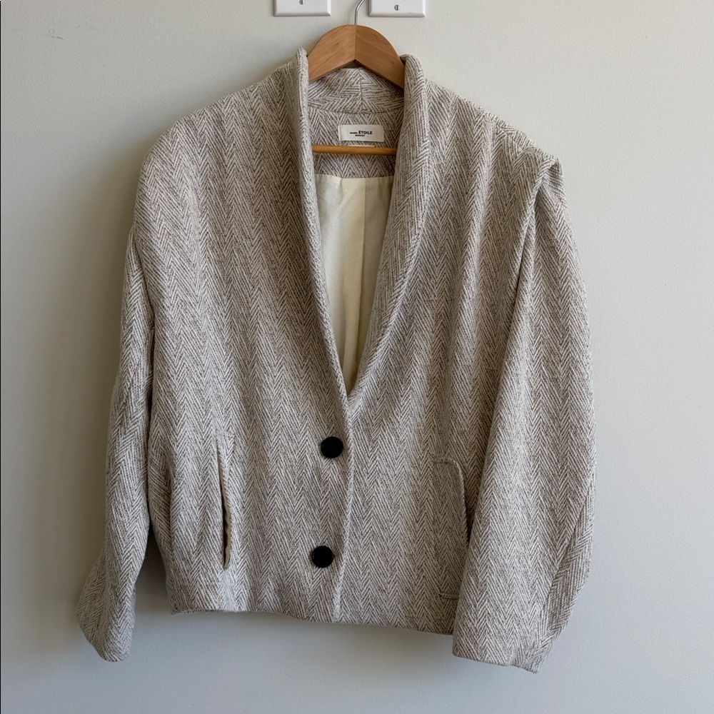 ISABEL MARANT ÉTOILE  DROGO JACKET SZ 38